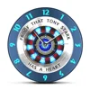 Proof That Tony Stark Has A Heart Arc Reactor Wall Clock Modern Hanging Wall Watch Movie Timepiece Home Decor Wall Art