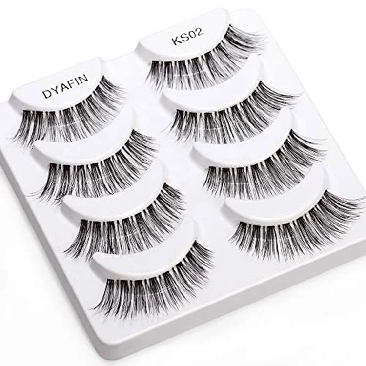 

wholesale custom brand silk hand tied fake eyelashes