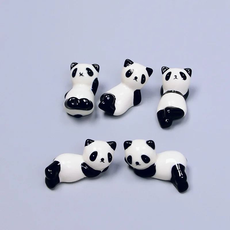 

Animal Chinese Panda Mold Porcelain Ceramic Tableware Utensils Rack Holder Rest for Chopstick and Spoon