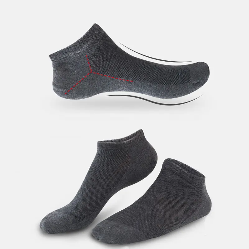 

Solid Color Casual Daily Crew Sock Summer Pure Cotton Wholesale Ventilation Comfortable Men Sock