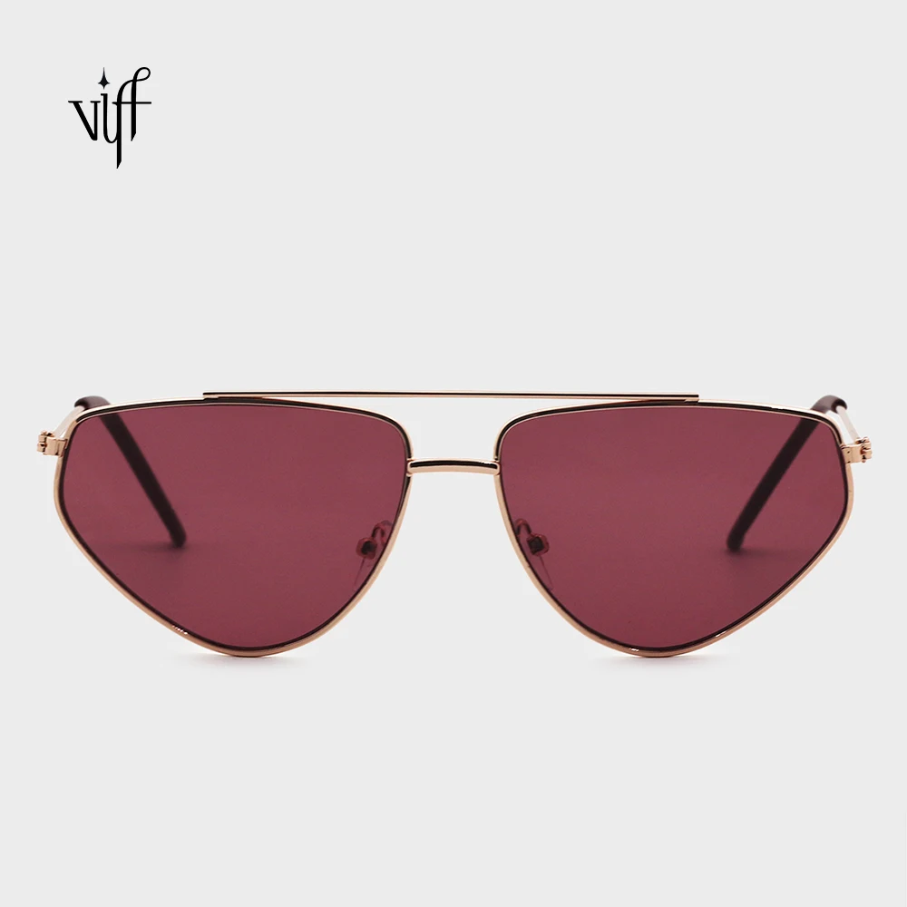 

VIFF Double Bridge HM18264 Gradient Lens Stylish Sunglasses for women, Multi and oem