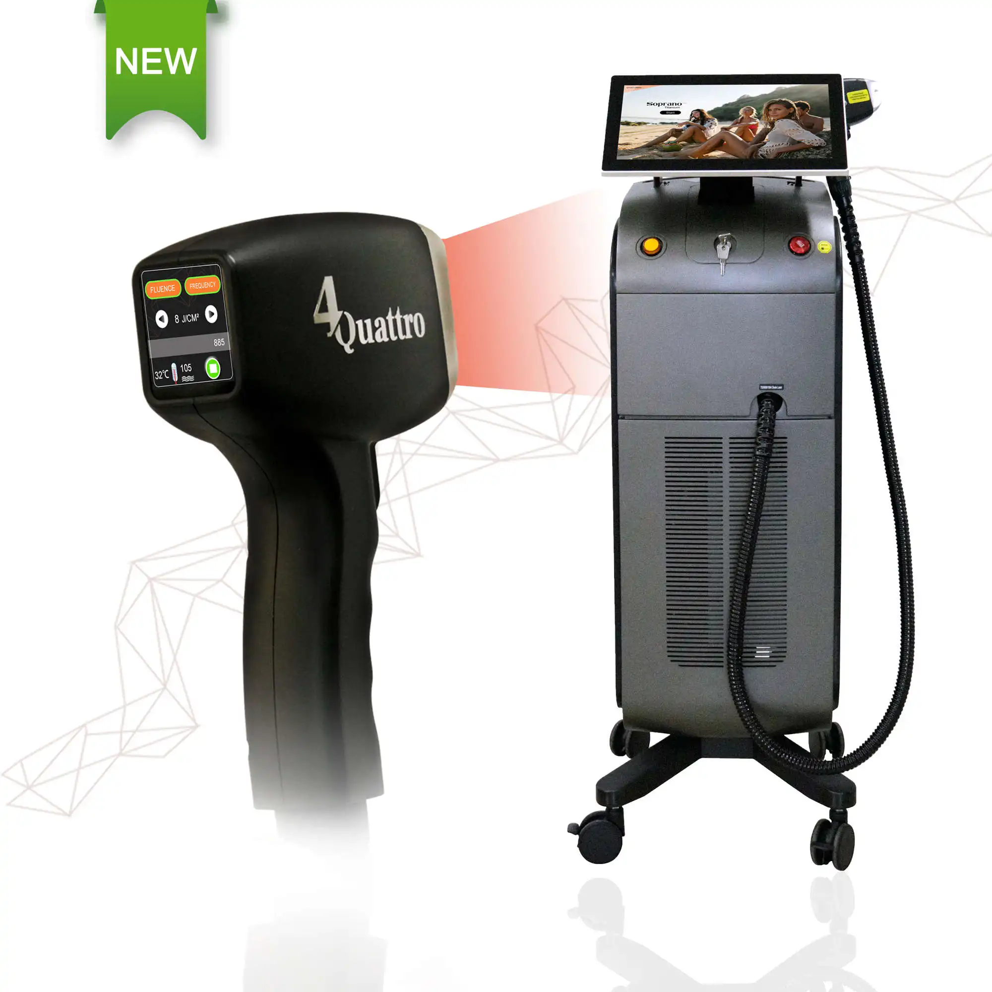 

2022 Triple Wavelength 755 808 1064 nm 1200w 1600w Ice Titanium Platinum Laser Diode Hair Removal Machine Laser Epilation