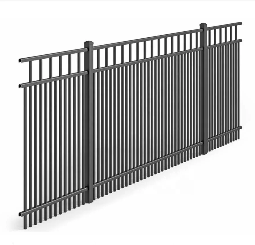 

ornamental Residential aluminum fence/fencing panels we supply for households and light commercial applications, Black, white, customized etc.