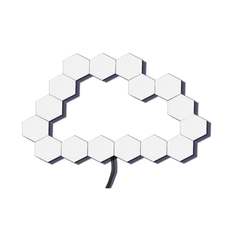 Wall Switch Draw Lighting Console Lamp Hexagon Lights Panels Led 12v Frame Surface Mounted Sechseck Touch Light