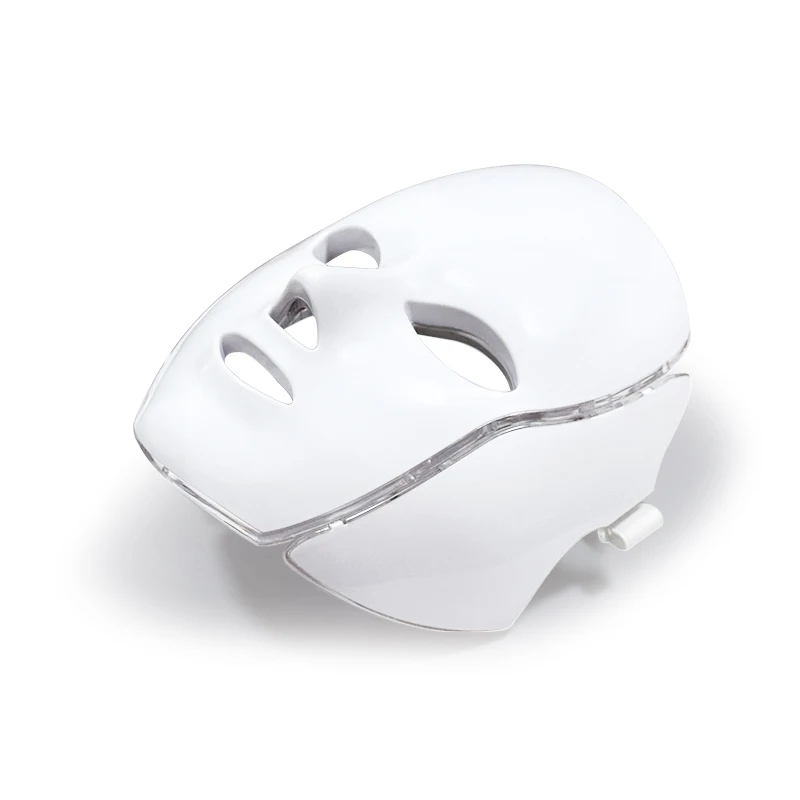 

Free shipping!Fast delivery Led light mask face and neck beauty machine company 7 light led light therapy mask, White