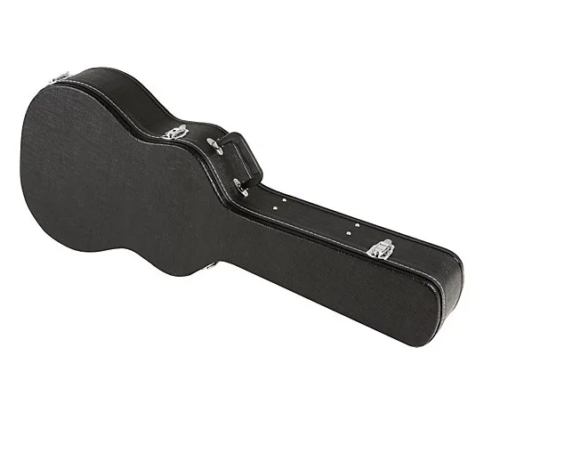 

Geake GC-220 40/41 inch high quality wooden guitar leather case, Black