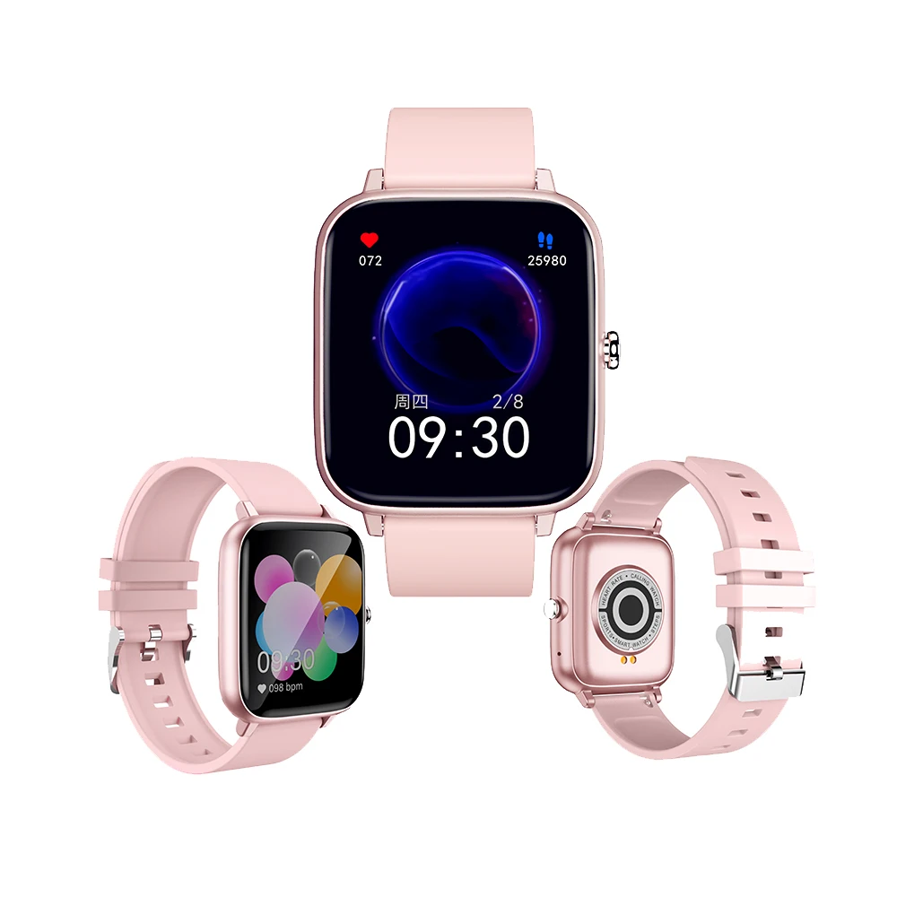 

2021 New Design P6 Smart Watch With 1.54inch Screen IP67 Waterproof Smartwatch Sport Bracelet Watches