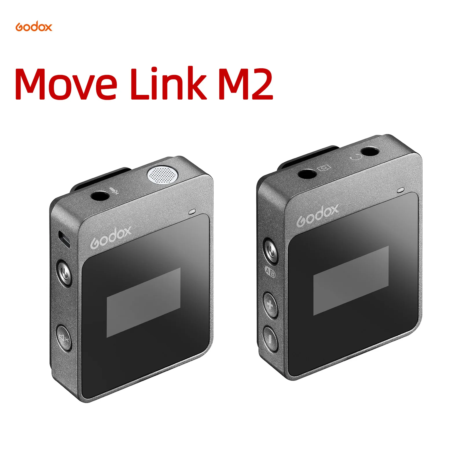 

Godox MoveLink 2.4G M1 M2 Wireless Lavalier Mic Microphone Transmitter Receiver for Phone DSLR vs Comica Rode SYNCO Boya