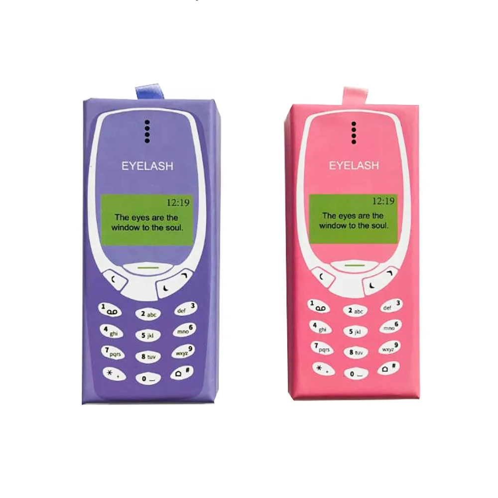 

Wholesale Private Label Custom iphone Crystal Handle Eyelash Packaging Box Custom Windowed Eyelash Packaging Cases Boxes, Black