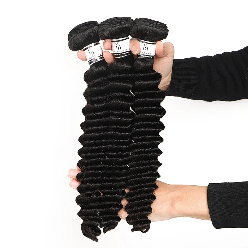 18 Inch Loose Deep Wave Bundles Cheap 100% Remy Hair Brazilian Bundles Human Hair Extensions Hair Bundles Wholesale Bulk