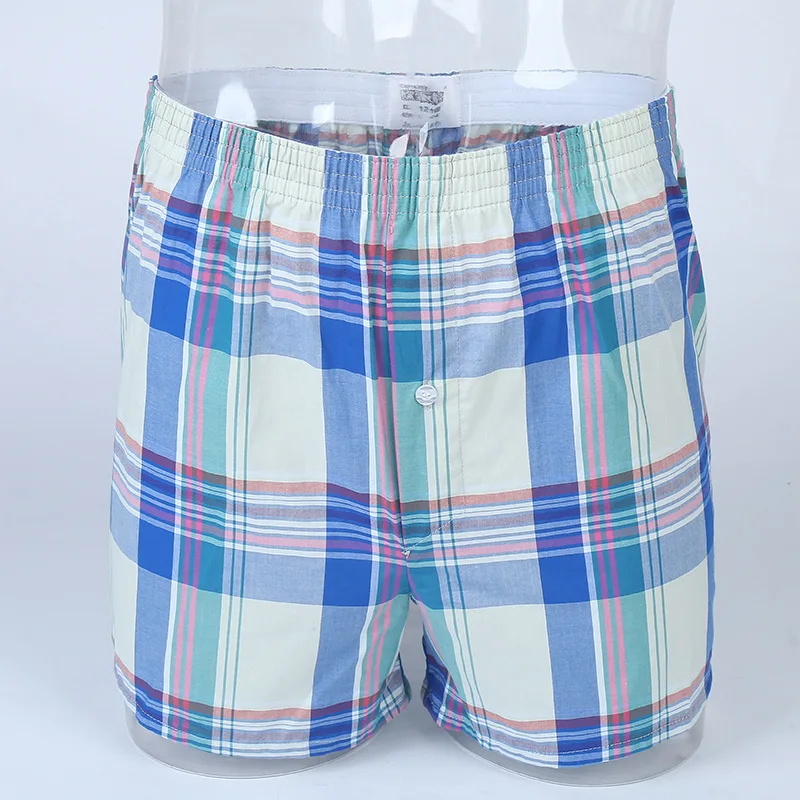 

Classic Fit mens underwear 100 Cotton Checks Multicolor Men Boxer Shorts