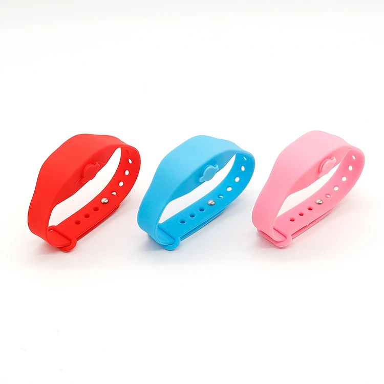 

silicone hand sanitizer watch for personal hygiene