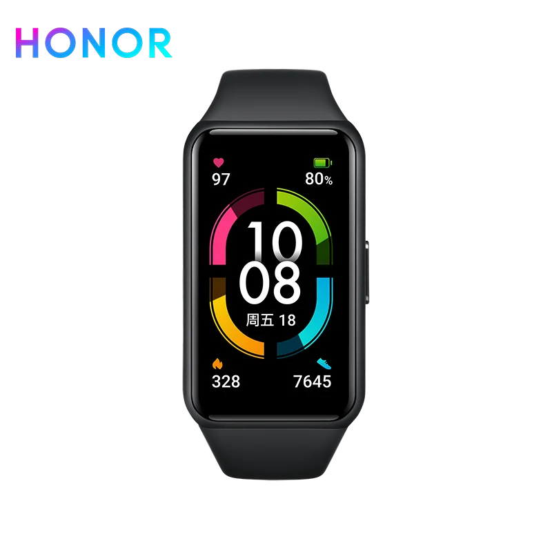 

Original HONOR Band 6 Smart Watch 1.47" AMOLED Swimming Waterproof BT5.0 Fitness Sleep Heart Rate Monitoring Music Honor Band 6