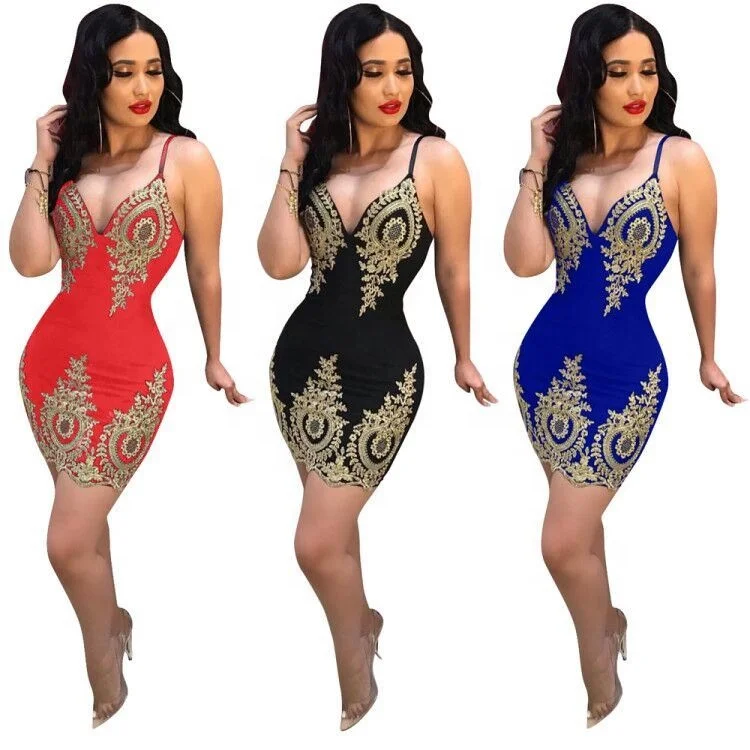 

W8152 Sexy decal halter dress of European and American women's dress in 2021