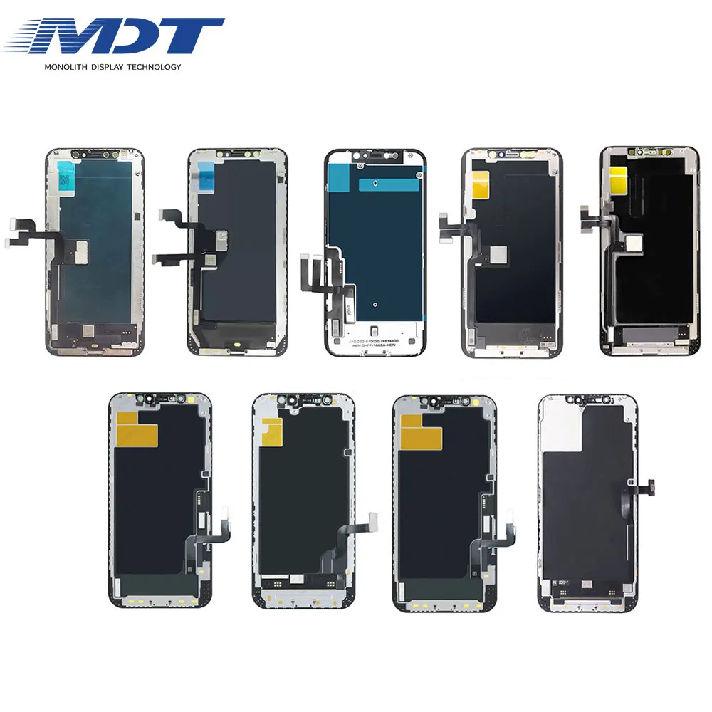 

100% TESTED OLED For iPhone X XR XS XS Max LCD Display For iPhone 5 6 7 8 11 12 LCD Screen Digitizer Assembly Replacement