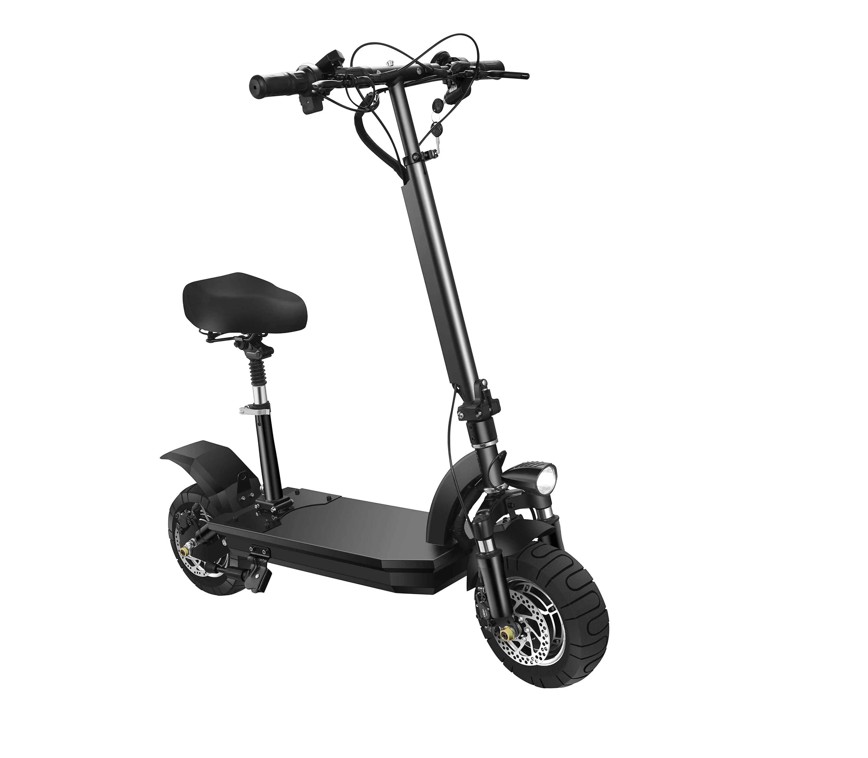 

The foldable light electric scooter can be recharged in only 6 to 8 hours