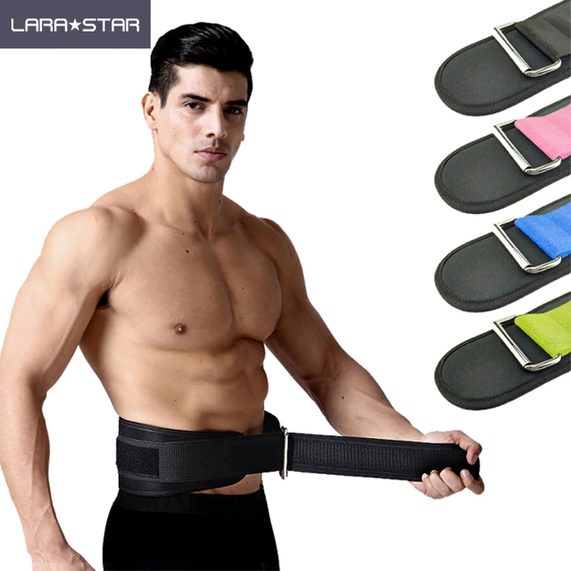 

Men and Woman with OEM service Colorful breathable waist support belt weight lifting squat protection