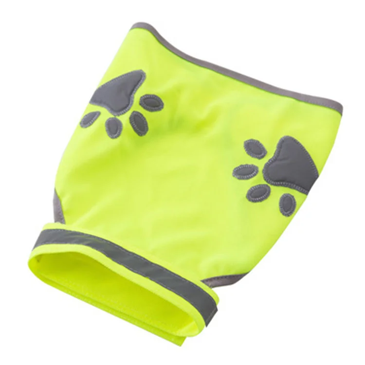 

Wholesale reflective products dog safety jacket pet vest adjustable, Green