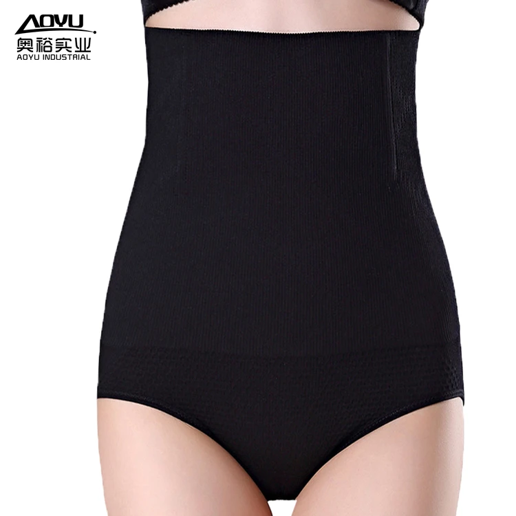 

Wholesale Factory Fashion Underwear High Waist Seamless Postpartum Slimming Tummy Control Panty Shaper, Balck skin purple