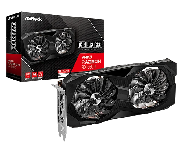 

AMD Radeon RX 6600 128-bit 8GB GDDR6 DP / HD Dual Torx Fans FreeSync DirectX 12 VR Ready Graphics Card (RX 6600 MECH 2X 8G)