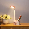 AGQ LED camera style study multifunctional desk lamp with pen holder