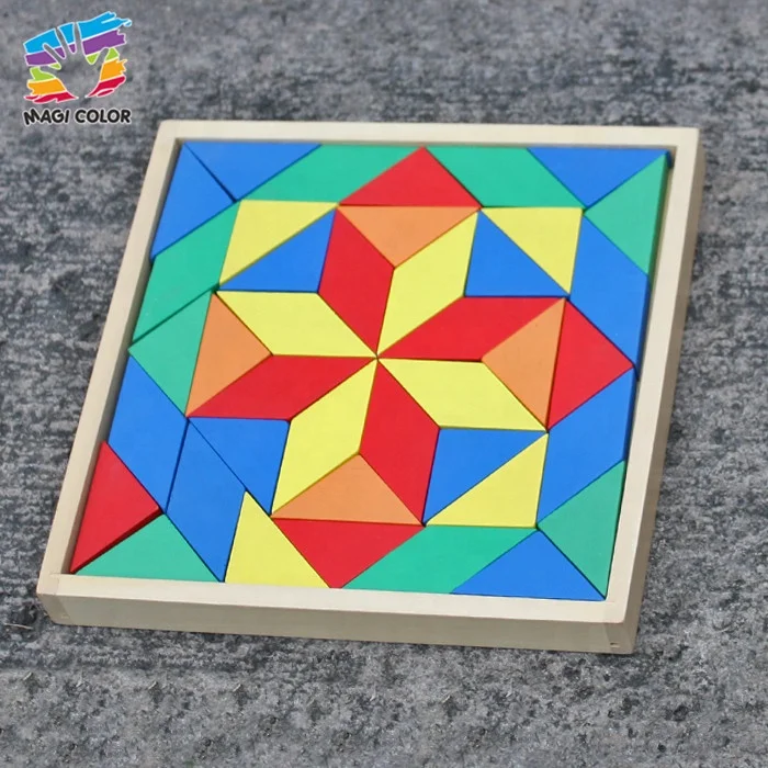 
Ready To Ship educational wooden block puzzle toy for baby W14A182 