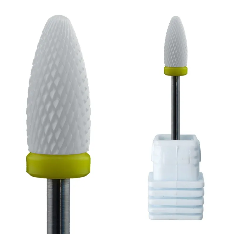 

Best Quality Ceramic nail bit Flam Bit Manicure Tool Accessories, White