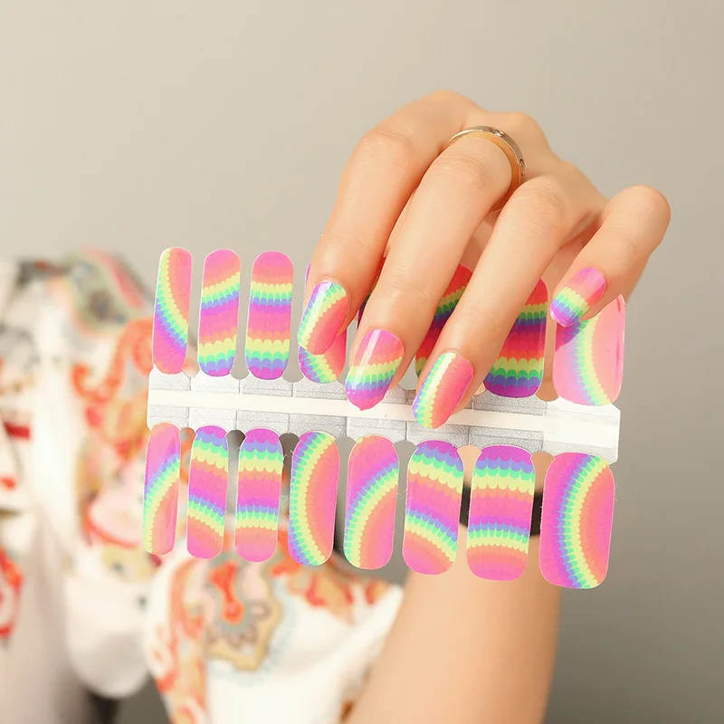 

Nail polish strips manufacturer personalized fashion design DIY nail wraps