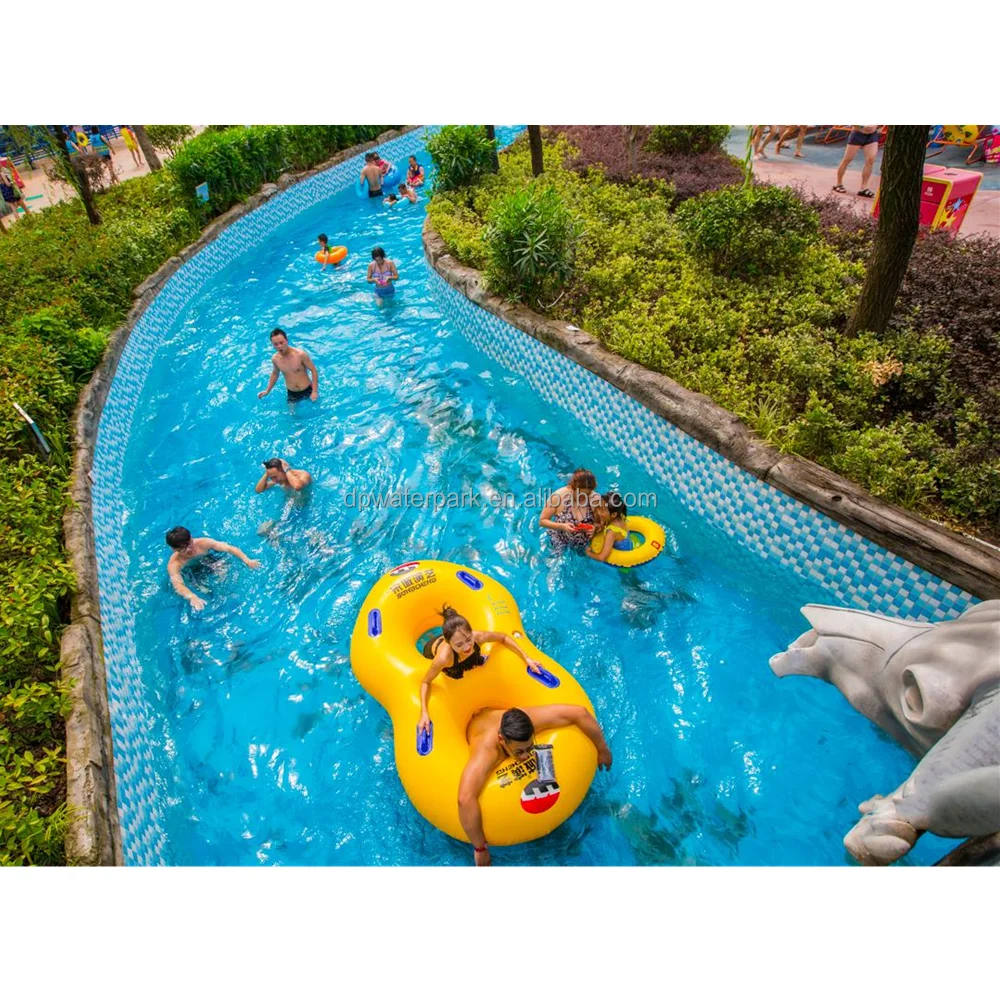 

Indoor/Outdoor Water Park Equipment Popular Aqua Park Water Attractions Lazy River Machine and Wave Pool for Sale
