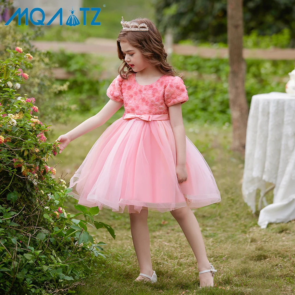 

MQATZ Flower Girls' Dresses Children's Party Dresses Princess Flower Girl Dresses Wedding Kids Frocks