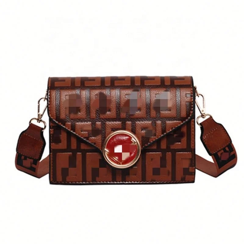 

Women Square Luxury Brand Custom Logo Handbag, Red/khaki/green/black/beige/brown