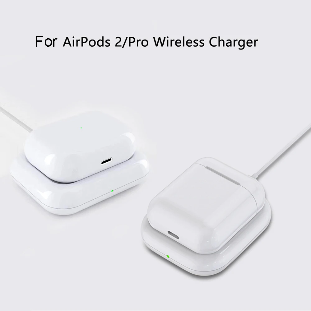 Qi Wireless Charger Dock Station Pad For Apple Airpods 2 For Airpods