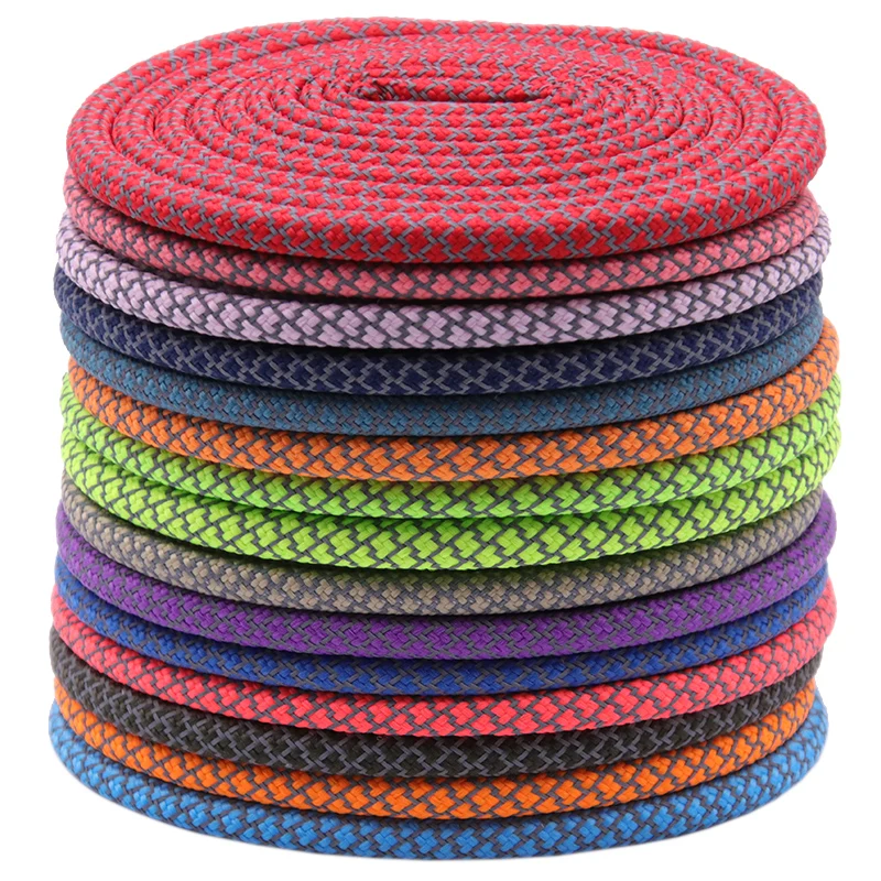 

High Quality Custom Round Polyester Reflective Shoelaces 3M Reflective Shoe laces 45mm wide shoelaces