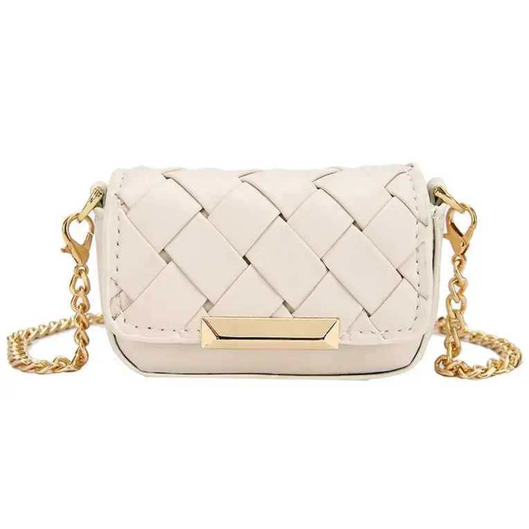 

GS284 Trendy Pure Color Mini Bags Korean Fashion Girls Chain Messenger Bags Ladies Sling Shoulder bag Women Handbags, White, black, pink, brown