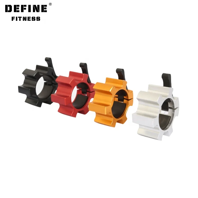 

Weightlifting Lock Barbell Clips Barbell Collar Clamps, Custom color