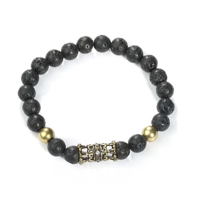 

Stars Forever Brass Vintage shape CZ Charms Wholesale Seed Bead Bracelet