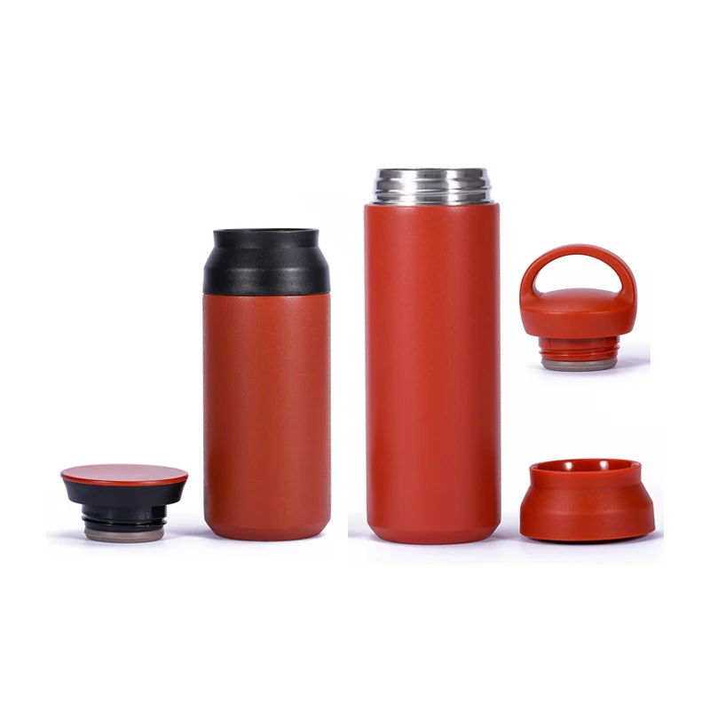 

Japanese style double wall vacuum insulated stainless steel coffee powder coated tumbler for travel, White, black, pink, green, nary blue