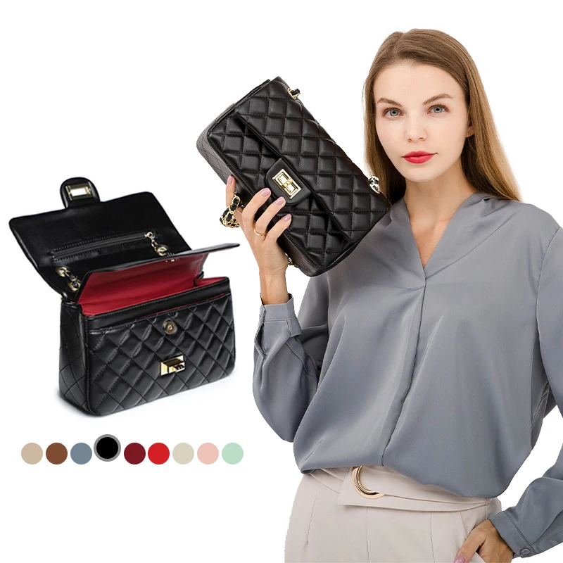 

Wholesale 2021 PU Leather Luxury Shoulder Bag Purses Ladies Sling Chain Crossbody Women Hand Bag Designer Handbags Famous Brands
