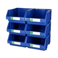 

Large size plastic tool parts stackable storage bin for garage storage