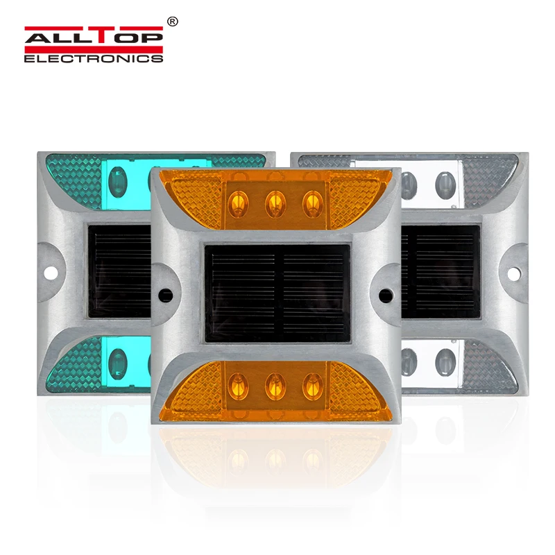 ALLTOP Road Stud Road Stud Solar High Quality Solar LED Light Aluminium Road Stud Waterproof