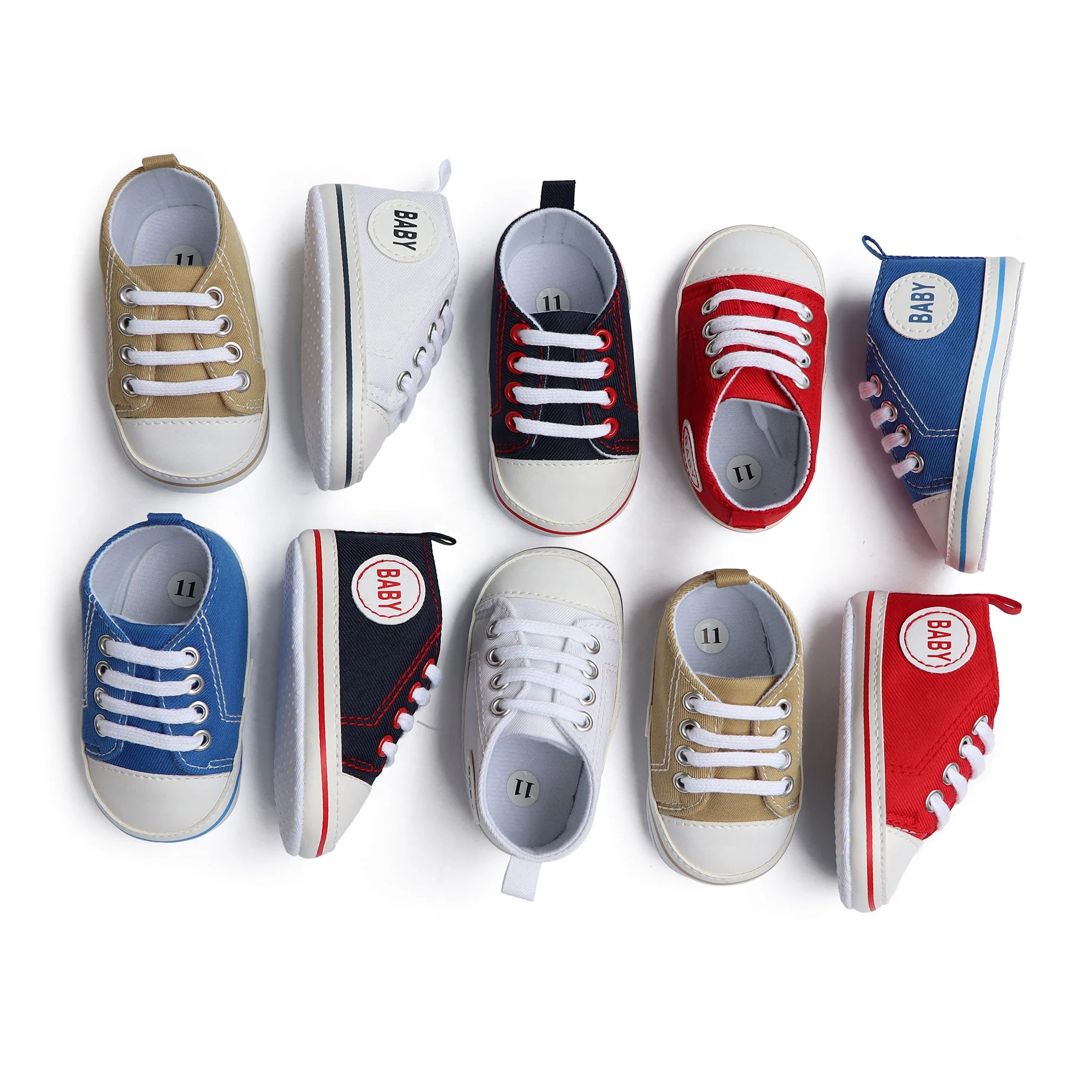 

Infant Boys Denim Fashion Baby Kids Toddler Little White Girls Sneakers