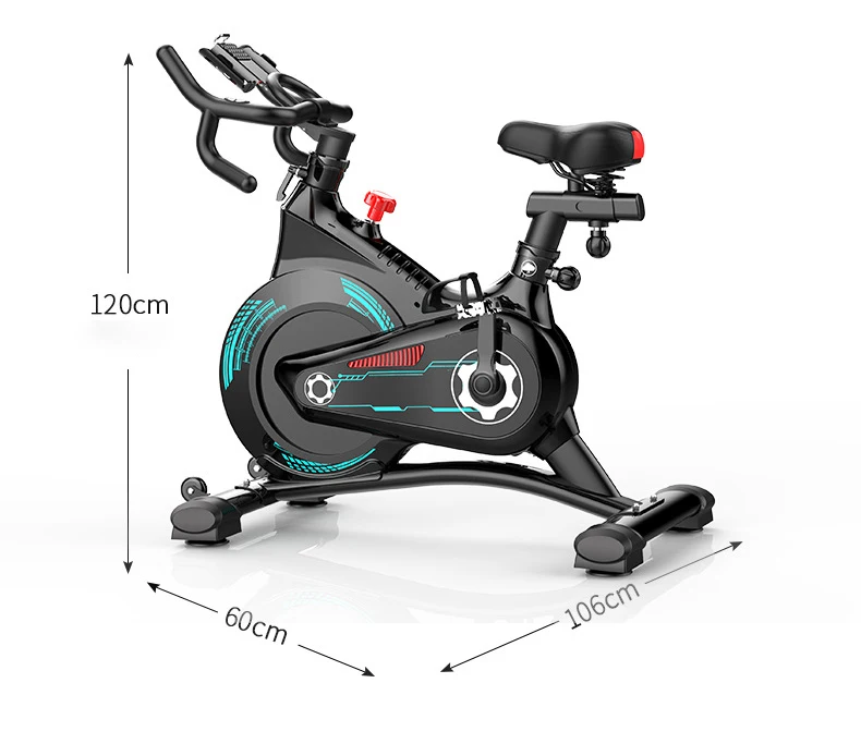 

Magnetic control full package flywheel exercise bike manufacturer wholesale, Black color