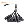 IEC 320 C14 Male Plug to 6XC13 Female Y Type Splitter Power Cord , C14 to 6 x C13, 250V/10A