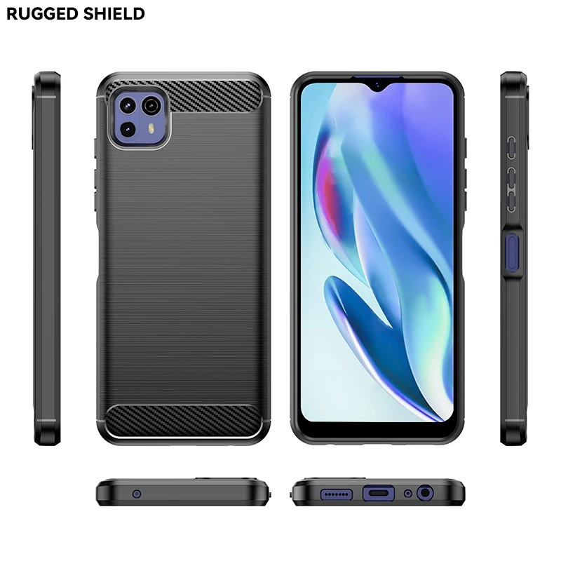 

Soft TPU phone Case For motorola G30 Back Cover Carbon Fiber Case For motorola G30