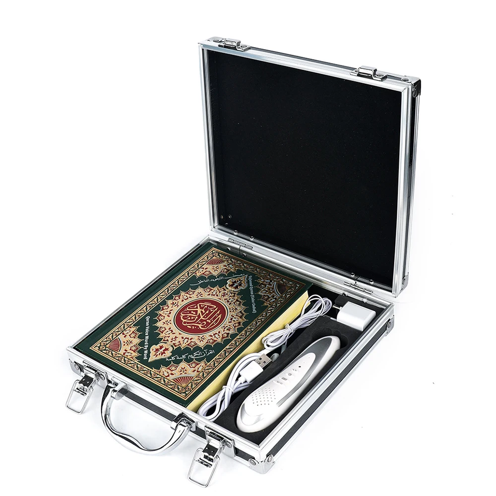 

M9L Aluminum box player muslim holy digital quran reading pen quran mp4 free download urdu uzbek translation, White