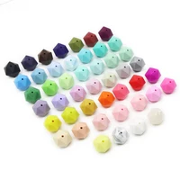 

BPA Free Soft Silicone Beads Wholesale Silicone Teething Beads for Baby Teething Loose Beads Welcome Customized Color