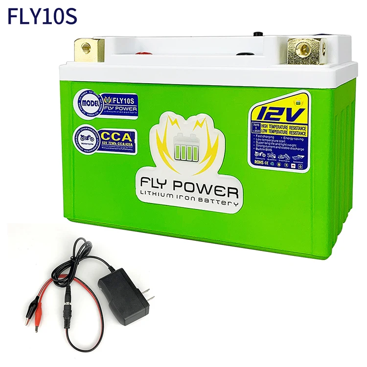 

12v 6Ah 420CCA 10S Motorcycle Starter Battery LiFePO4 Lithium Battery Witj Deep Cycle Long Life Phosphate With BMS