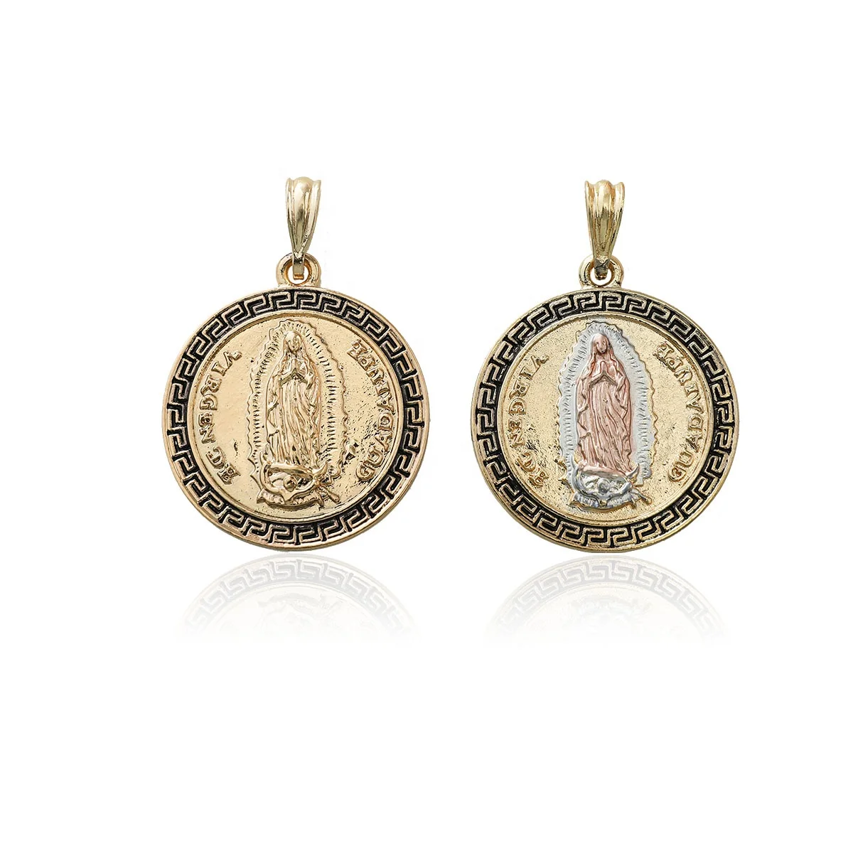 

Manufactory Wholesale Items Color Contrast Virgende Guadalupe Statues Pendant Everylasting