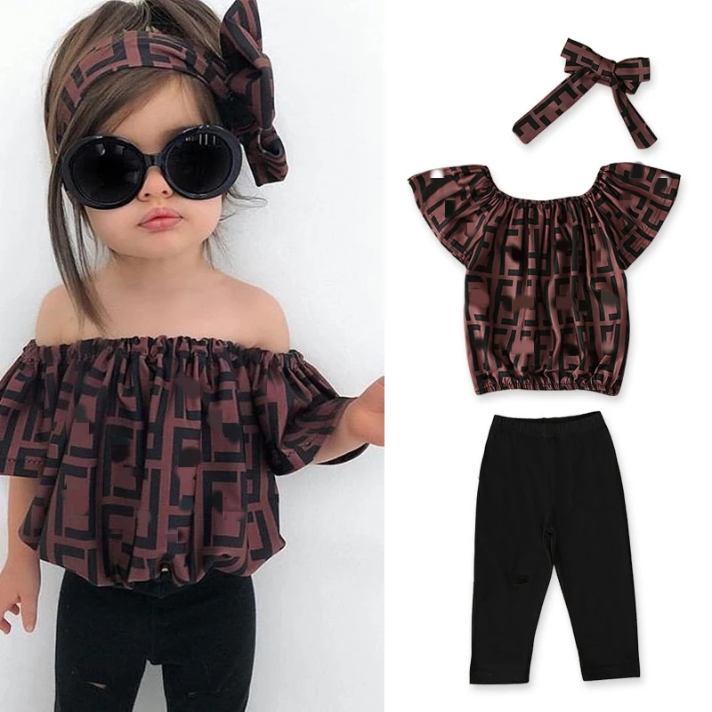 

Wholesale children wear 3pcs hot girl fashion clothes set images girls baby summer clothing sets young girl set, As picture show