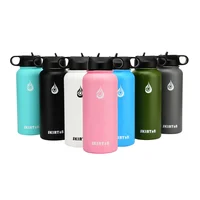 

32oz/40oz wholesale double wall stainless steel Flask/stainless steel thermos bottle powder coating MOQ 200pcs